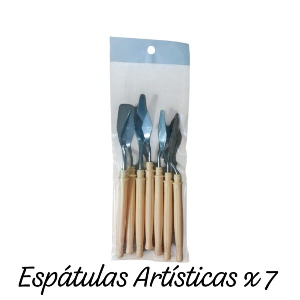 Juego de Espátulas Artísticas  x 7 Unidades.