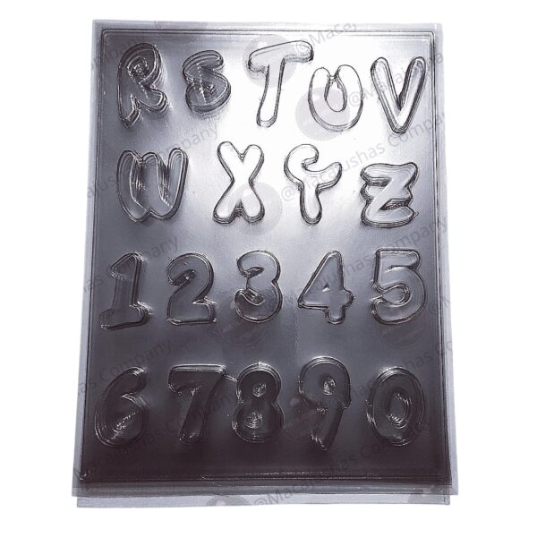 Abecedario Timoteo 3,5 X 2,5 cms - Image 2