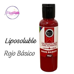 Colorante Liposoluble Rojo Básico x 70 ml