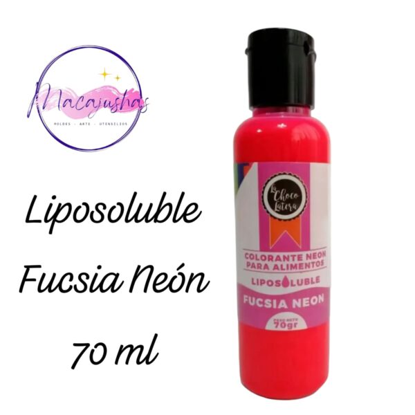 Liposoluble Fucsia Neón x 70 grs