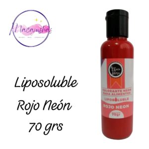 Liposoluble Rojo Neón x 70 grs