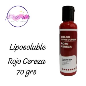 Liposoluble Rojo Cereza x 70 grs