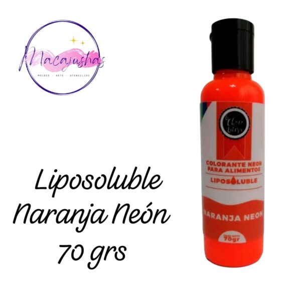 Liposoluble Naranja Neón x 70 grs