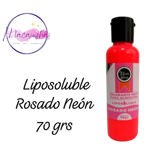 Liposoluble Rosado Neón x 70 grs