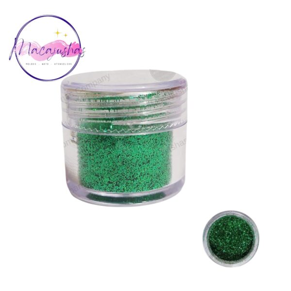 Escarcha Comestible Verde x 6 grs