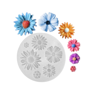 Molde Silicón Margaritas x 6